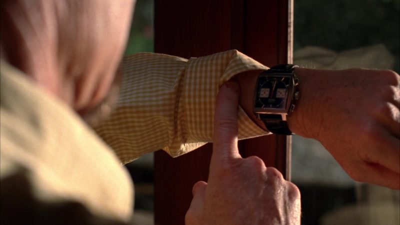 Walter White checking his Monaco watch