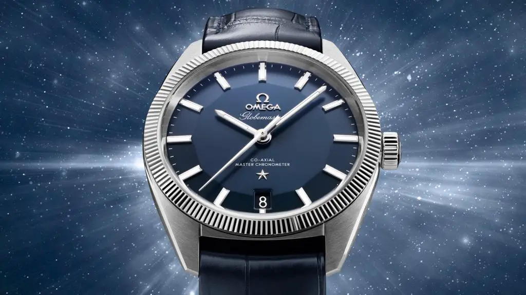 Omega Constellation with blue strap