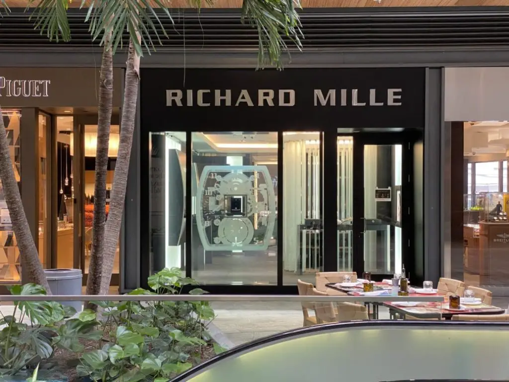Richard Mille shop front